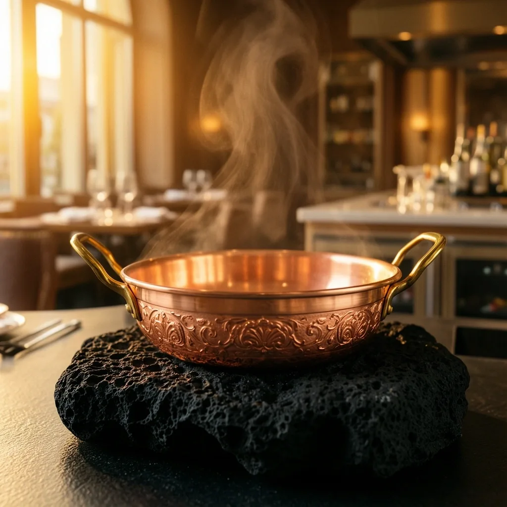 Copper Kitchenware Detail
